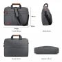 LOVEVOOK 14 15.6 17 inch Waterproof Briefcase Bag PC Tablet Computer Shoulder Bag for Men Women Work Business Travel Laptop Bags