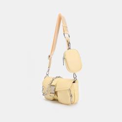 2024 Custom PU Leather Cross Body Bag For Women Fashion Purse With Pouch Chain