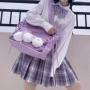 Hot Sale customize clear PVC ita handbag china factory design itabag with pin display insert