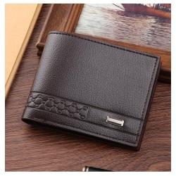 Men's Ultra-Thin Leather Wallet Large-Capacity Business Card Bag Youth Multifunctional Waterproof New Wholesale Short