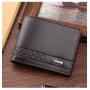 Men's Ultra-Thin Leather Wallet Large-Capacity Business Card Bag Youth Multifunctional Waterproof New Wholesale Short