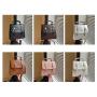 ZR651 New Women Bag Backpack Fashion Good Girl PU Leather Waterproof Schoolbag Female Flip Cover Versatile Travel Crossbody Bag