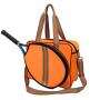 ZWY168 Wholesale Portable Badminton Tennis Tote Bag Men Women Oxford Outdoor Sport Training Ball Bag Orange Racquet Shoulder Bag