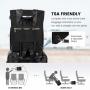 LOVEVOOK quilted 15.6 17in computer bags large school business custom women laptop travel backpack bag with usb charging port