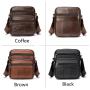 Factory wholesale genuine leather cowhide men's shoulder messenger bags small bag business leather casual handbag
