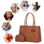 LOVEVOOK New Style Fashion Ladies Handbag Set Office Work Shoulder Tote Computer Bags Pu Leather Women Laptop Briefcase with USB