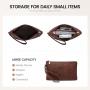 LOVEVOOK OEM 15.6 inch Laptop Tote Bag for Women Handbags Vintage Computer Work Bags Leather Briefcase Office Ladies Bag Purse