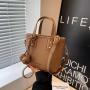 Simplified new Korean version single shoulder crossbody bag with contrasting color for commuting small carrying bag