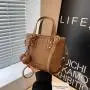 Simplified new Korean version single shoulder crossbody bag with contrasting color for commuting small carrying bag