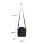 New Product Simple Small Crossbody Bag Casual Fashion Nylon Shoulder Bag Drawstring Ruched Women's Mini Bag with Removable Strap