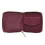 OEM genuine leather ladies wallet rfid protection zip around wallet