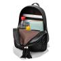 2022 Fashion latest designers women black leather cute laptop women's backpacks for college girls