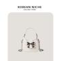Wholesale PU Material Zipper Handbag Shoulder Shopping Tote Bag With Design Shopping Bags Women Shoulder