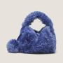 2024 Fashion Handbags Ladies Furry Pillow Bag Purse women Cross-body bag Plush Makeup Bag