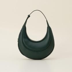 High Quality Half Moon Shoulder Bag For Women Underarm Bag PU Leather Ladies Handbags