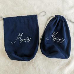 Custom Logo Printing Round Bottom Velvet Suede Gift Drawstring Packaging Bag Soft Velvet Cosmetic Makeup Pouch