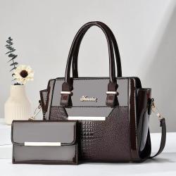 Women's tote bag 2024 new large capacity handbag for ladies bright leather women's handbag new design casual shoulder bags