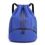 Sports Drawstring Backpack Portable Fitness Yoga Swimming Bags Large Capacity Double Compartment Basketball Backpack