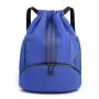 Sports Drawstring Backpack Portable Fitness Yoga Swimming Bags Large Capacity Double Compartment Basketball Backpack