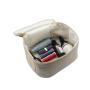 Cheap price nice vegan leather makeup bag big capacity travel young girl toiletry bag