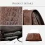 Customized Luxury Designer Fashion Handmade Genuine Crocodile Skin Leather Women Evening Clutch Chain Bag Handbag For Lady
