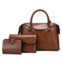KBW482 New Women Bags Fashion Sets PU High Quality Crocodile Pattern Ladies Handbag Shoulder Crossbody Bag