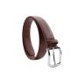 Customized no scratch casual reversible jean belts PU alloy prong belts