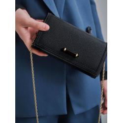 Alibaba online shopping lichi grain skin woman bags purse wallets pu leather mini chain handbags for lady