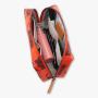 Custom Printed Waterproof Cosmetic Purse Tropical Bohemian Floral Makeup Bags Nylon Pouches Balloon Flamingo Leaves Leopard