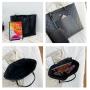 Gelory Custom Logo Large Capacity 2pcs Shoulder Bag High Quality Soft PU Leather Handbags for Women