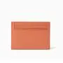 Nicely done genuine leather credit card holder with logo deboss Card wallet in leather