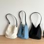 New bag women's all-match casual Messenger shoulder bag denim canvas niche large capacity tote large bag