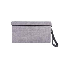 OEM ODM Carbon lining with sealing Zipper and Handle Smell Proof handBag for smoking accessories smell proof pouch