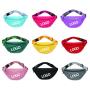 custom logo luxury fashion outdoor multifunctional cross body sling black waist bag waterproof fanny pack for women