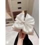 2024 New wholesale women luxury small white evening purses retro satin clutch bag handbags sac tendance 2024