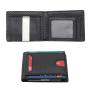 Wholesale leather clip wallet leather card holder rfid blocking leather slim money clips