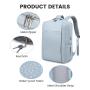 LOVEVOOK hot selling travel school bags men's backpacks customize office computer bag business women 15.6in laptop backpack