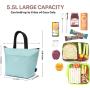 Gelory Freezable Reusable Leakproof Lunch Box Women Insulated Lunch Tote Bag With Soft Padded Handles