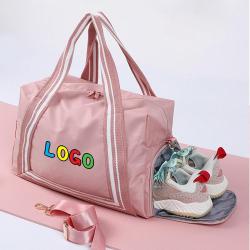 BSCI Factory Custom Large Capacity Sport Gym Yoga Bags for Womens Designer Waterproof Foldable Travel Bag