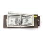 HF007 CUIKCA Unisex Slim Leather Mini Wallet Business Card Cases Hasp Zipper Coins Purse Money Clip ID Credit Card Holders
