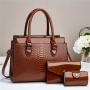 Large Capacity Women'S Bags Shoulder Bag Pure Color Leather Crossbody Bags For Women  Fashion bolsas para mujer