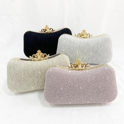Women Hot Sale Diamond Flower Clutch Bags Fashion Multicolor Hand Bags Crystal Evening Bags For Party
