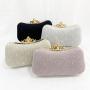 Women Hot Sale Diamond Flower Clutch Bags Fashion Multicolor Hand Bags Crystal Evening Bags For Party