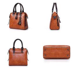 KBW066 New-style Mother and Son Bag Four-piece Designer Handbags Famous Brands  Oilskin European and American Retro Handbag