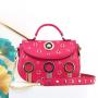 ladysky handbags for women tassel and rivet saddle bag for girls punk crossbody ladies bag quality chain shoulder bags 26cm