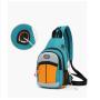 Gelory Custom Logo Crossbody Bag Waterproof Chest Bag Men Women Messenger Bags With Headphone Hole