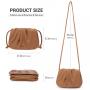 Lovevook Fashion Cloud Purse Women Handbags Trendy soft leather Simple Ladies crossbody Shoulder Bag Women Girls Messenger bags