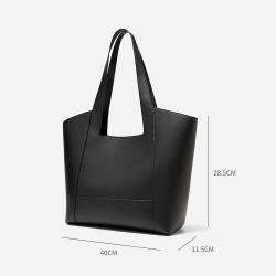 Handmade Custom Women Luxury Vegan Leather Tote Shopping Bag Handbag for Lady Designer Large Capacity Bag