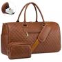 LOVEVOOK Fashion New Design Custom Quilted Pu Leather Weekend Travel Duffel Bag Leather Waterproof Spend The Night Duffle Bag