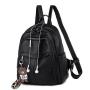 KBW701 Korean PU Leather Shoulder Bag Casual Fashion College Wind Travel Student Mommy Bag Women Backpack Without Pendant